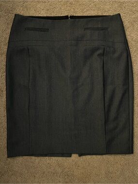 Charcoal Gray Express Pencil Skirt - Professional Women's Workwear